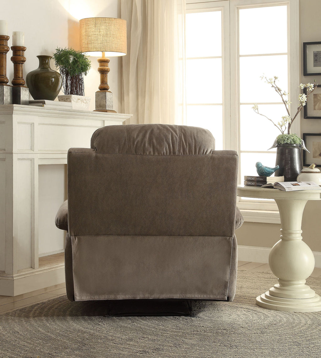 Gray Microfiber Recliner Z87551