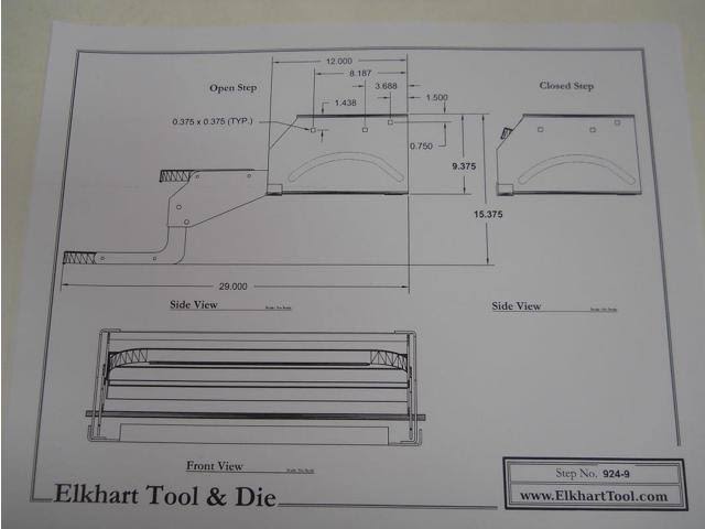 24x22 Double Step / 15x22 Drop / Foldaway Entry Step F85084