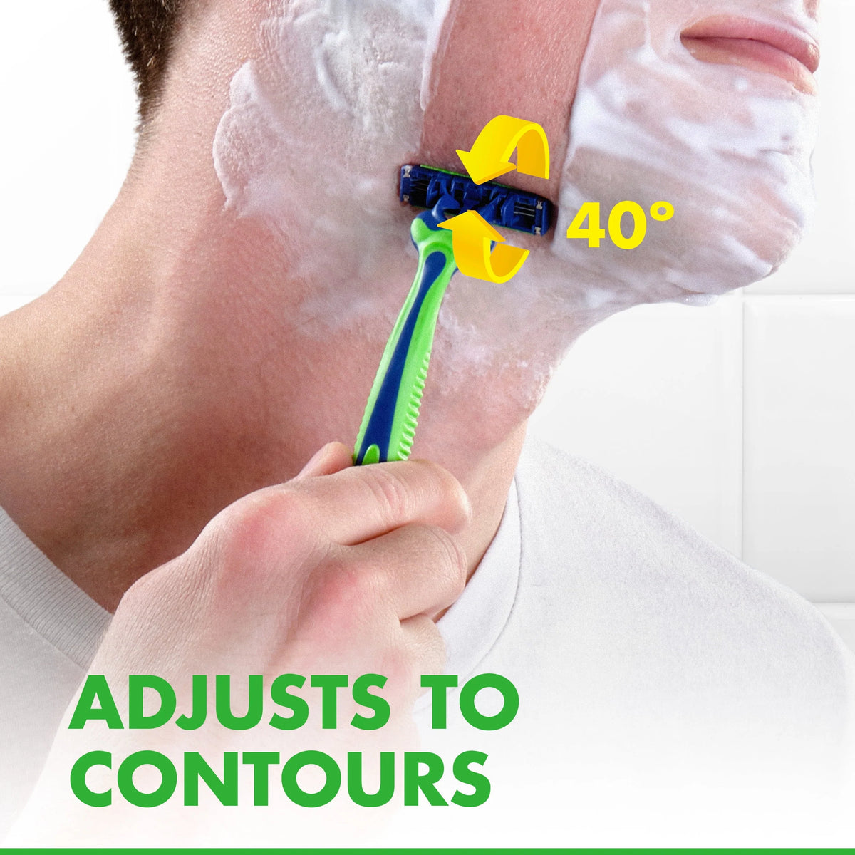 Men's Disposable Razor, 4 Razors V618881