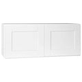 Satin White Above Refrigerator Wall Kitchen Cabinet X832