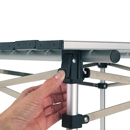 Compact Folding Aluminum Camping Table with Carry Bag E656537