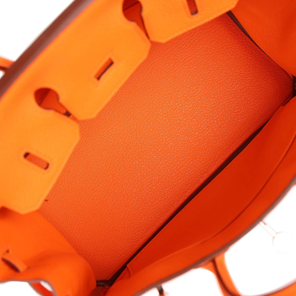 Orange Togo Leather Handbag Y917007