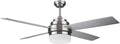 Brushed Nickel Contemporary Indoor Ceiling Fan with LED Light Kit and Remote Control M70647