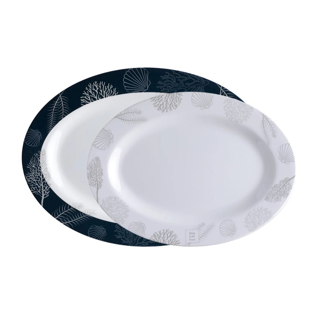 Oval Serving Platters Set 2 pcs K47864
