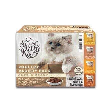 Turkey & Chicken Flavor Gravy Wet Cat Food C3955