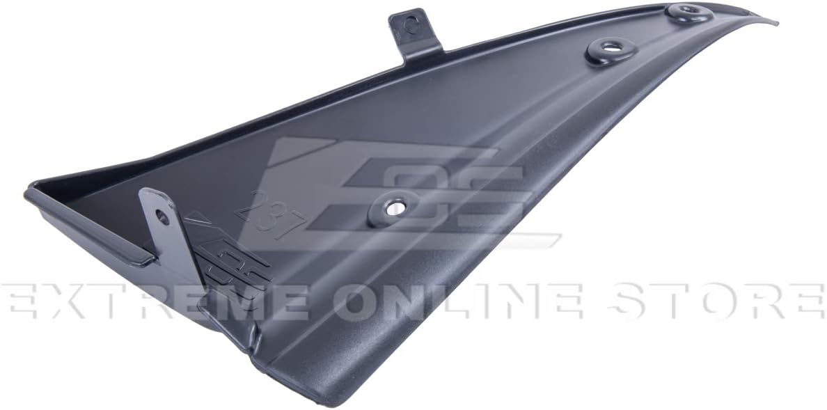 Black Front Side Splash Guards Mud Flap Pair Pack of 2 R975