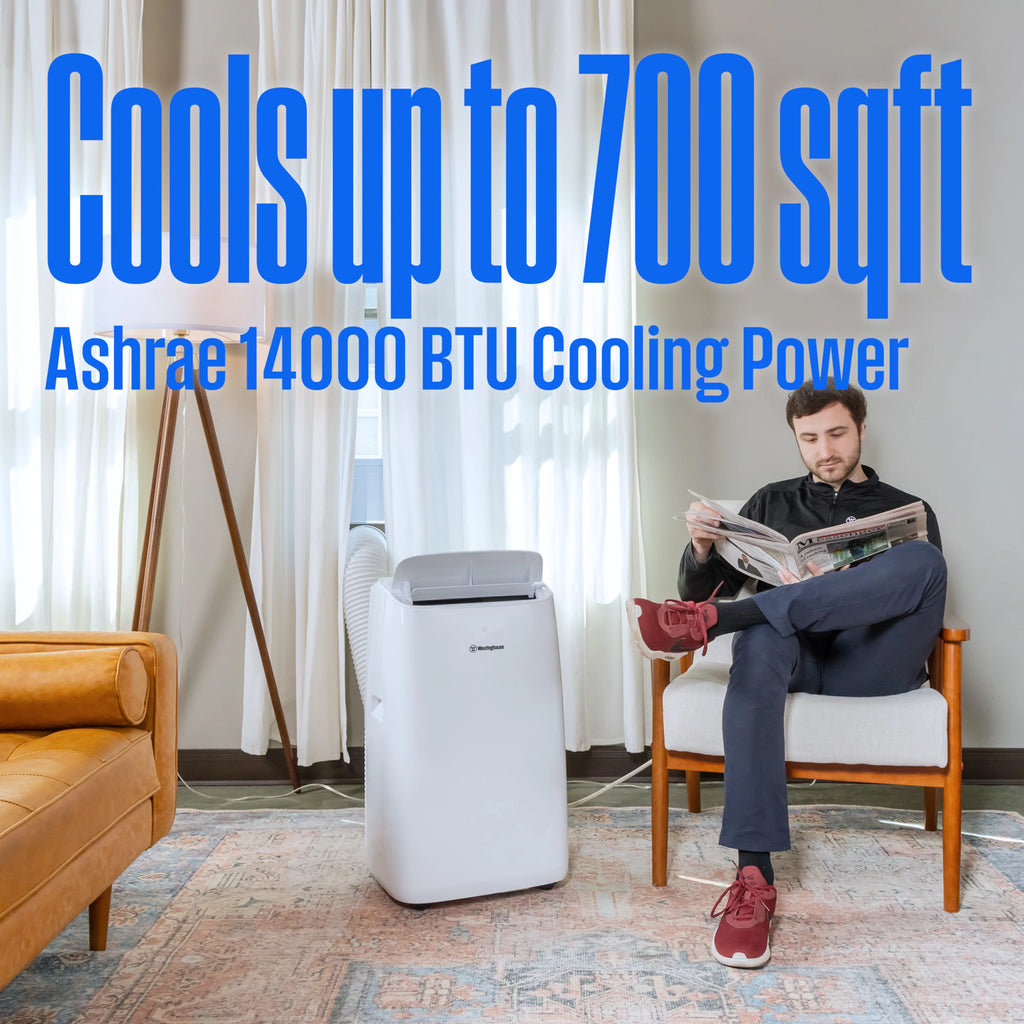 14,000 BTU Portable Air Conditioner with Heat & Dehumidifier M4477