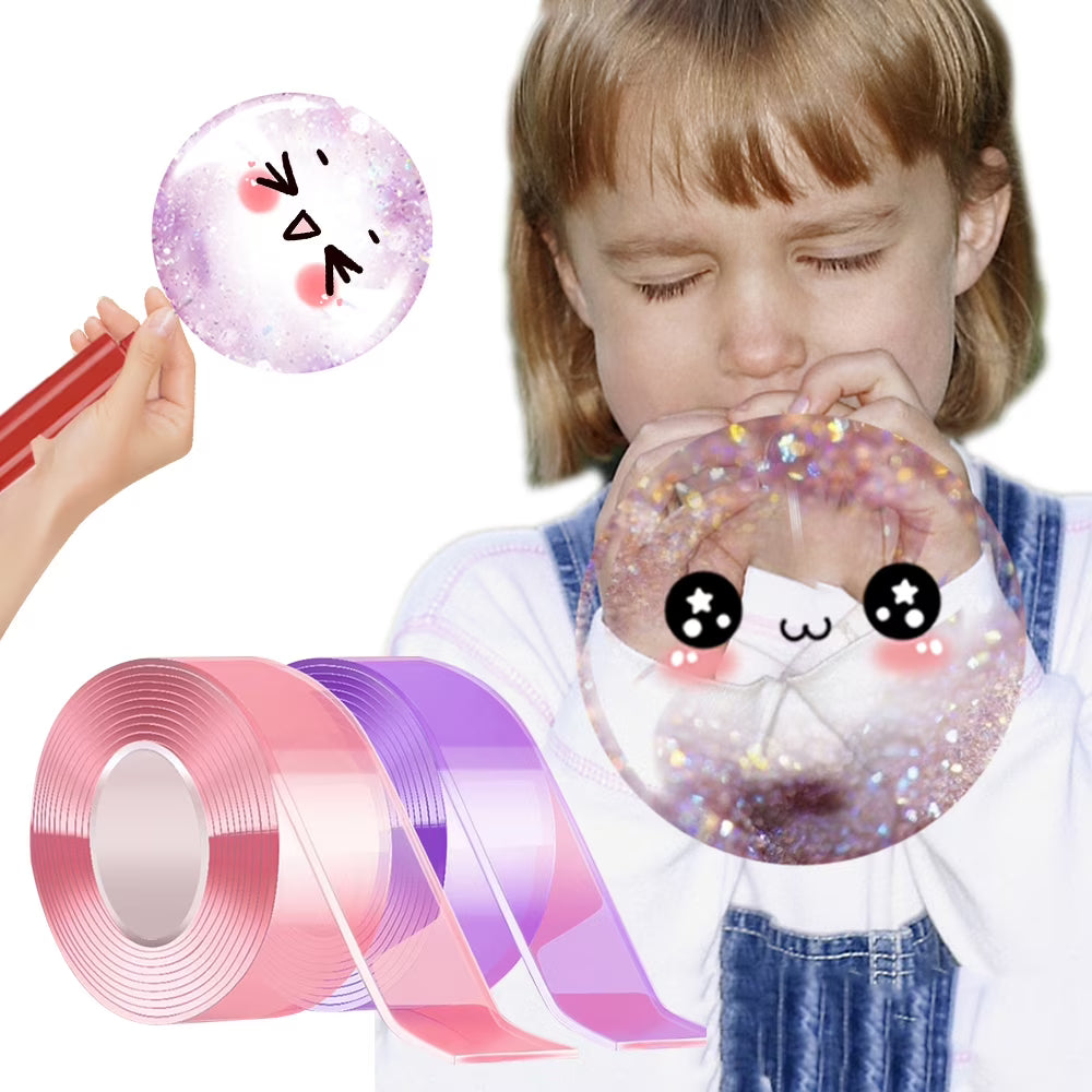 Nano Bubble Tape Kit with Glitter and Inflator Z918