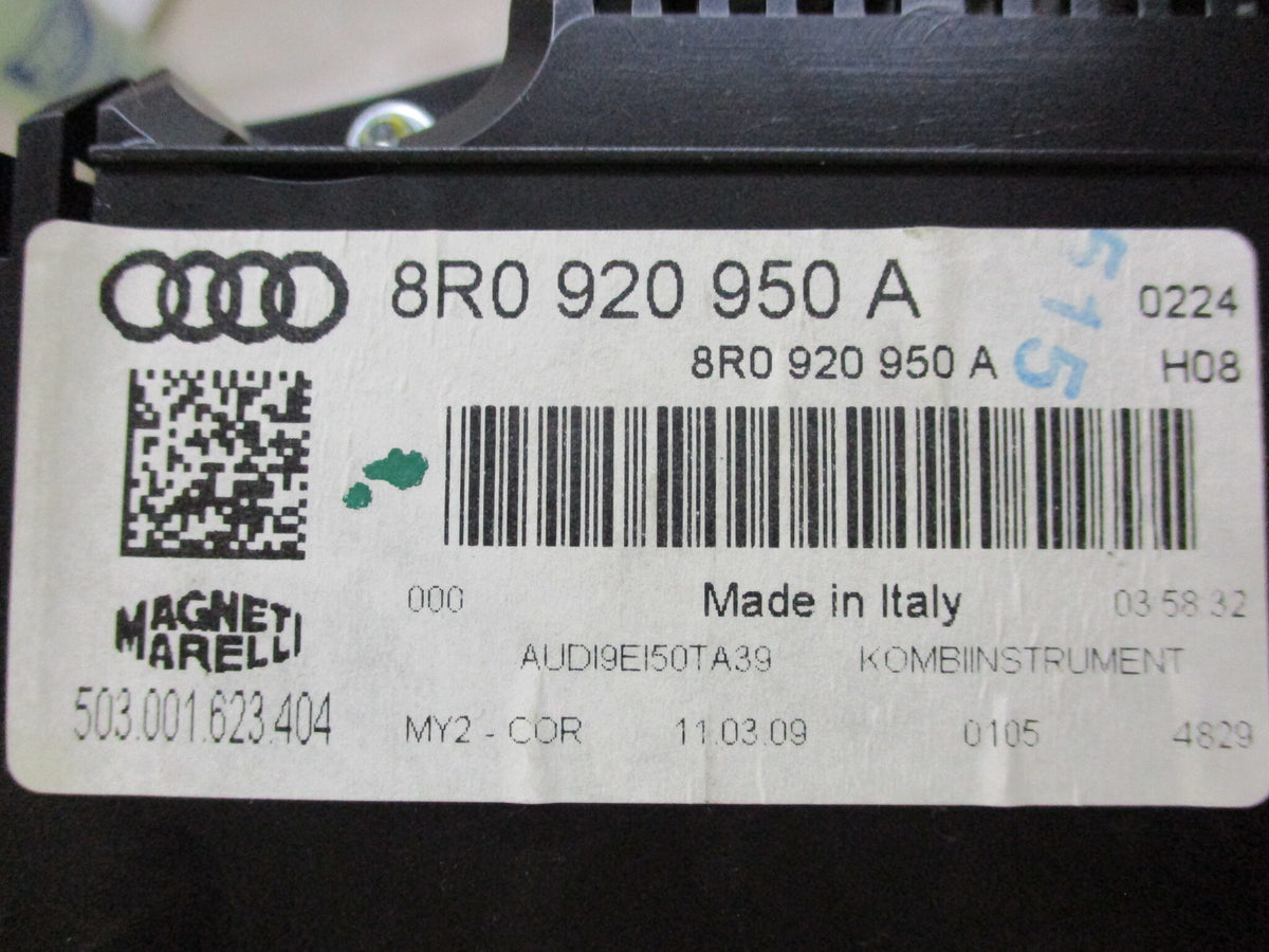 Pre-Owned Audi Q5 Speedometer Cluster OEM Y526
