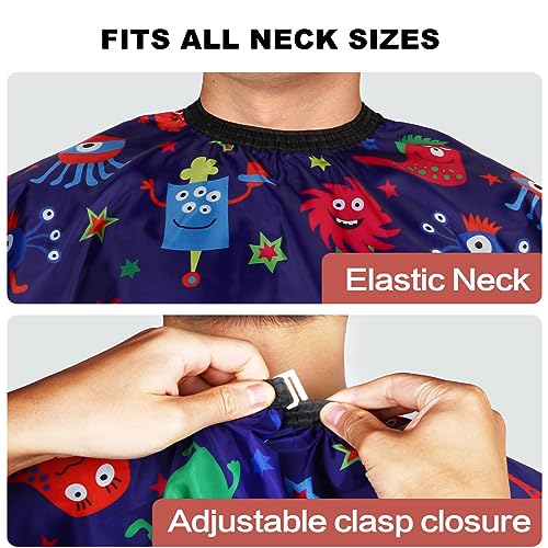 Kids Barber Cape with Neck Duster Brush W105