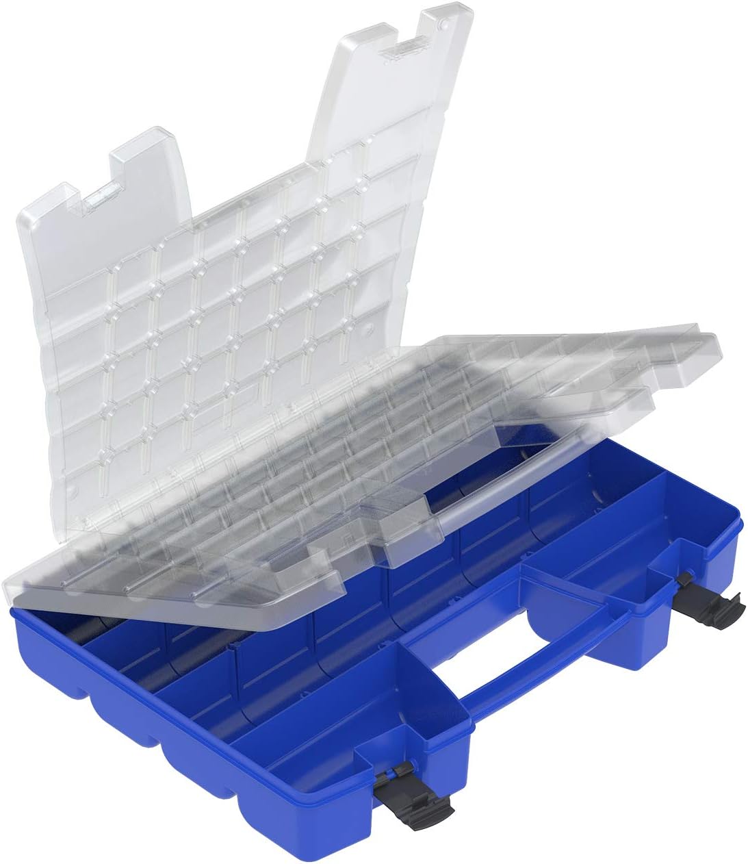 Blue Multi Compartment Portable Storage Case L7037
