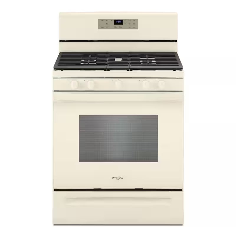 Gas Range with Self Cleaning and Center Oval Burner in Biscuit C6183