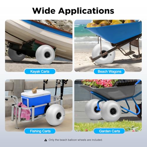 2pcs PVC Beach Balloon Wheels N189