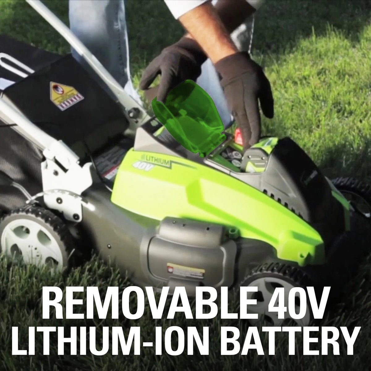 40V 19 Brushless Walk-Behind Lawn Mower with 4.0 Ah Battery & Charger C6346