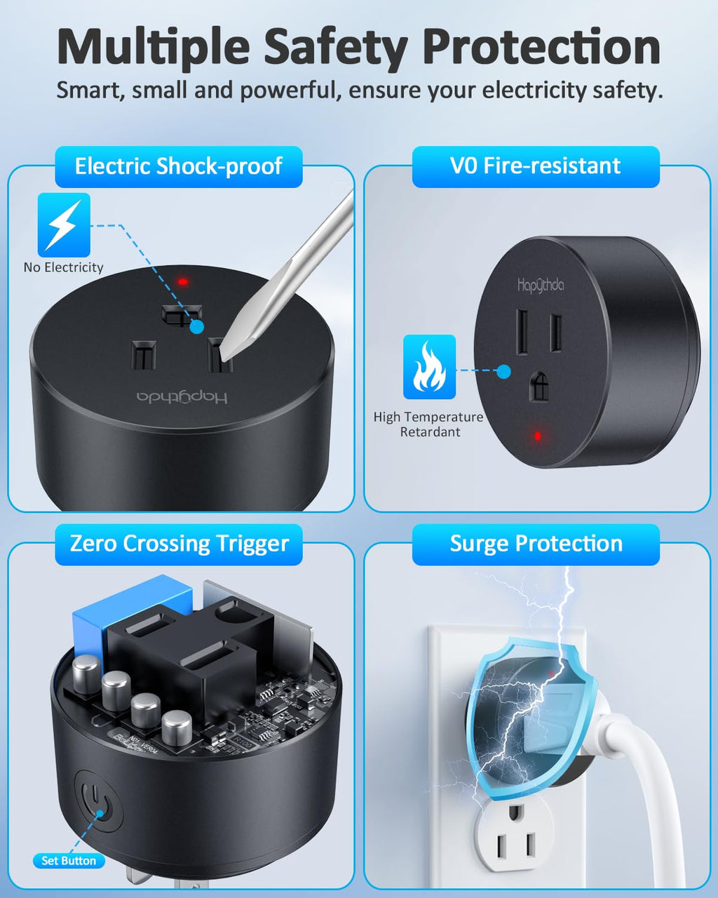 Black Wireless Remote Control Electrical Outlet Switch, 15A/1500W L739