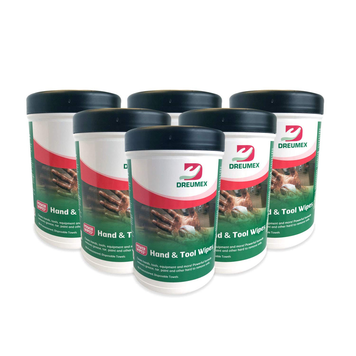 Heavy Duty Multipurpose Cleaning Wipes, 6 Pack of 90 Count Canisters P815929