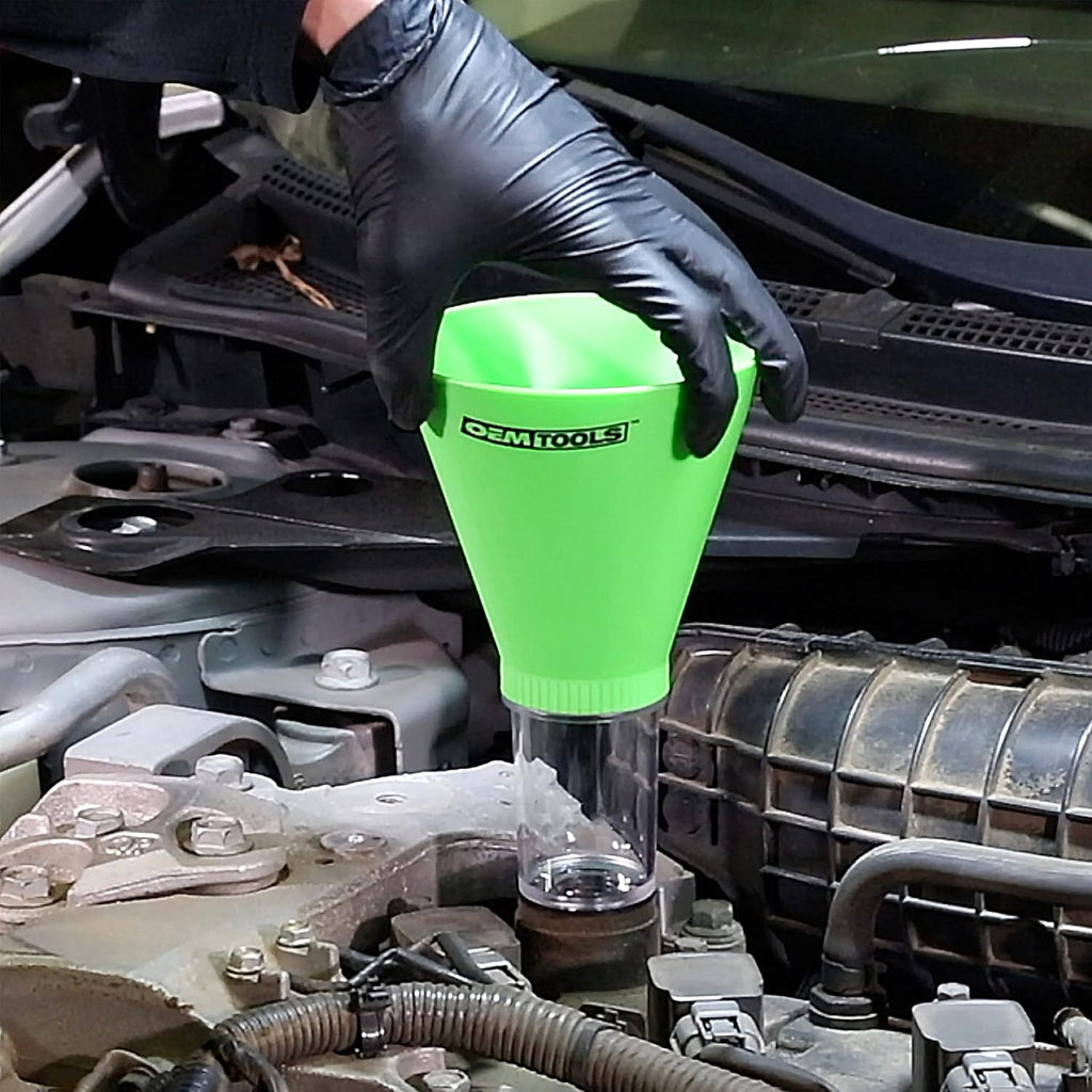 Green No-Spill Oil Funnel Pack of 2 Z468