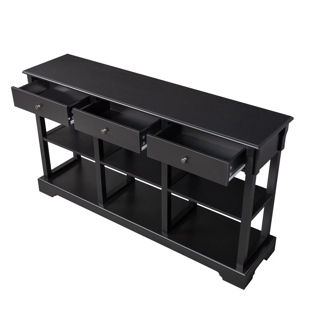 Console Table with Drawers and Shelves D35104