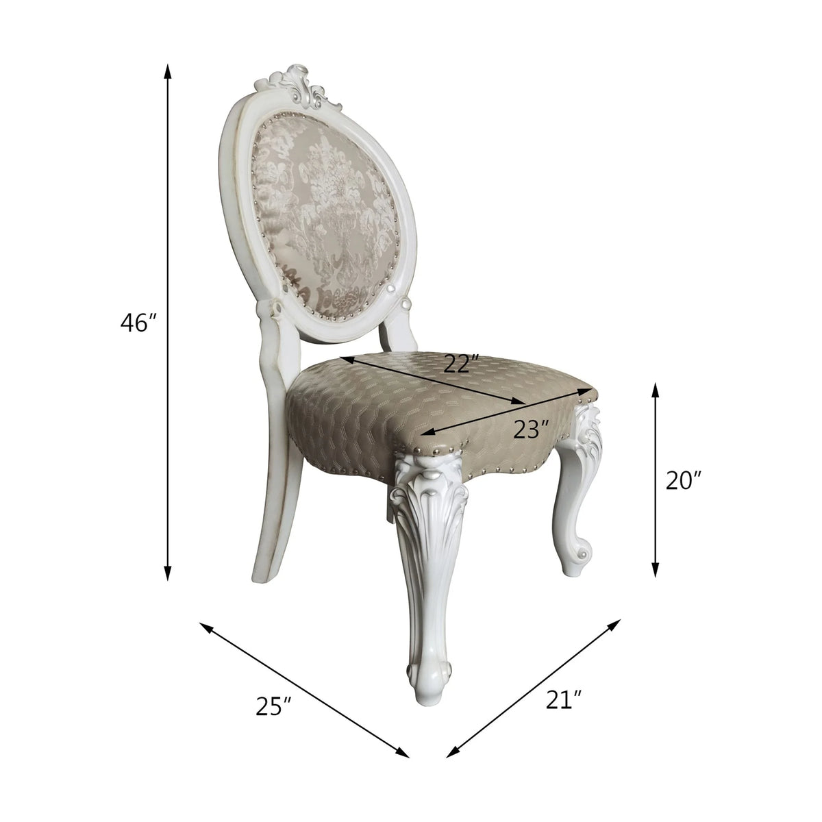 Bone White Side Chair H629294