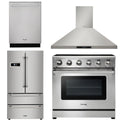 36 in. Electric Range, Range Hood, Refrigerator, Dishwasher V5921