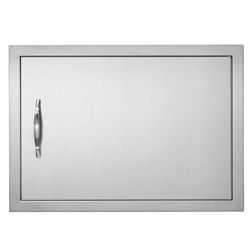 30W x 21H Inch 304 Stainless Steel Double Doors with Vents J61377