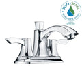 Polished Chrome 2-Handle Bathroom Sink Faucet N815