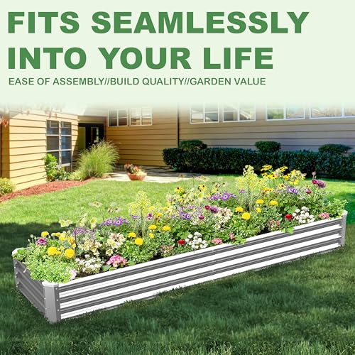Galvanized Raised Garden Bed 2 Pack W893816