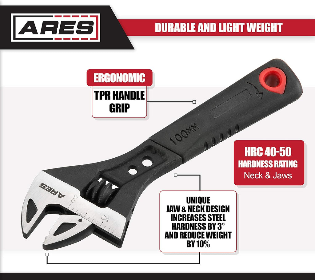 15-Inch Adjustable Wrench Chrome Vanadium Steel O2696