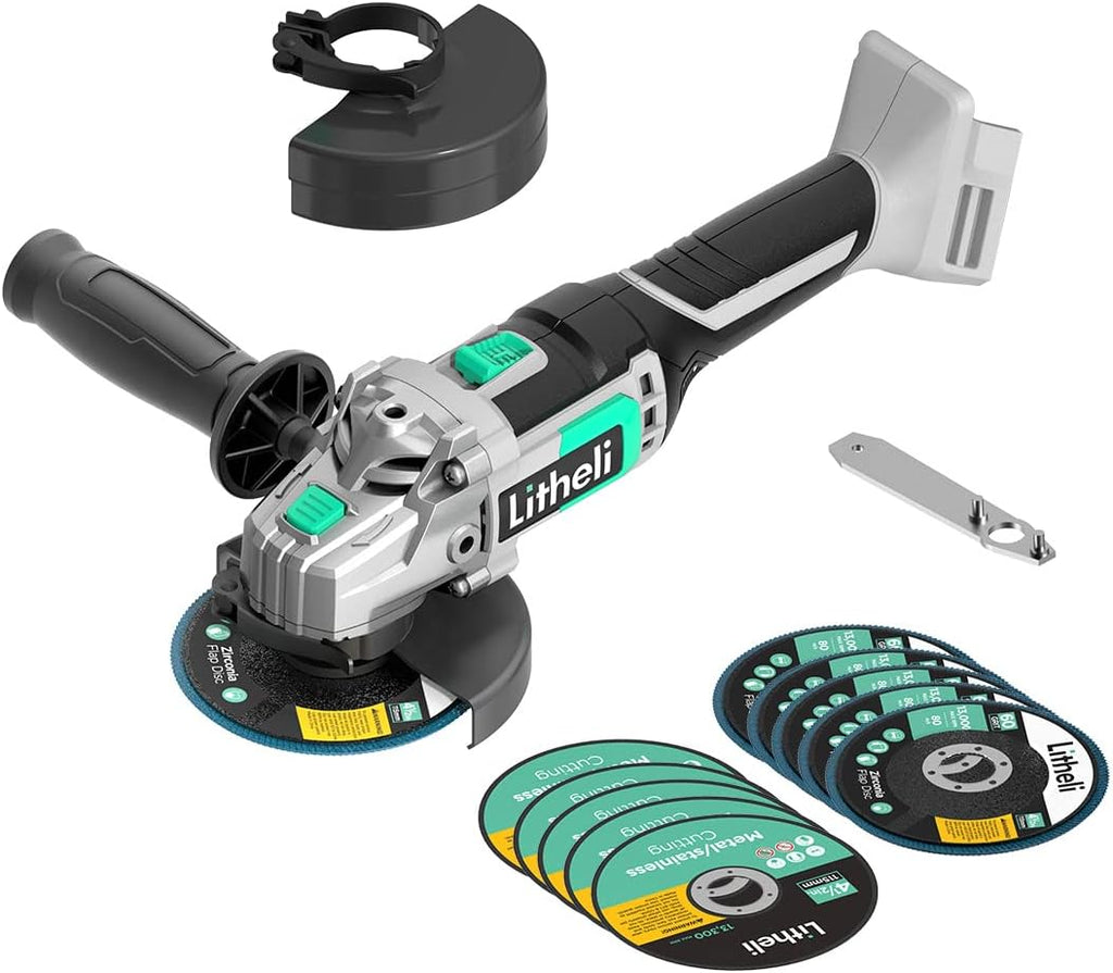 20V Cordless Angle Grinder 4-1/2 Inch with 4.0Ah Battery & Charger, Pack of 2 K834370