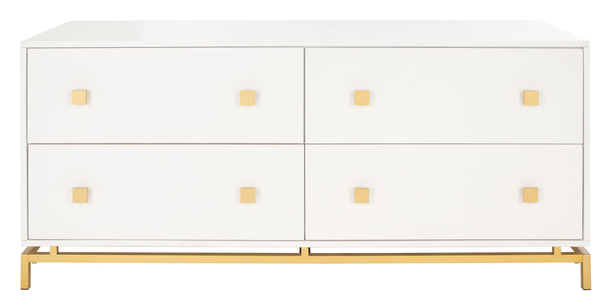 White 4-Drawer Dresser W65300