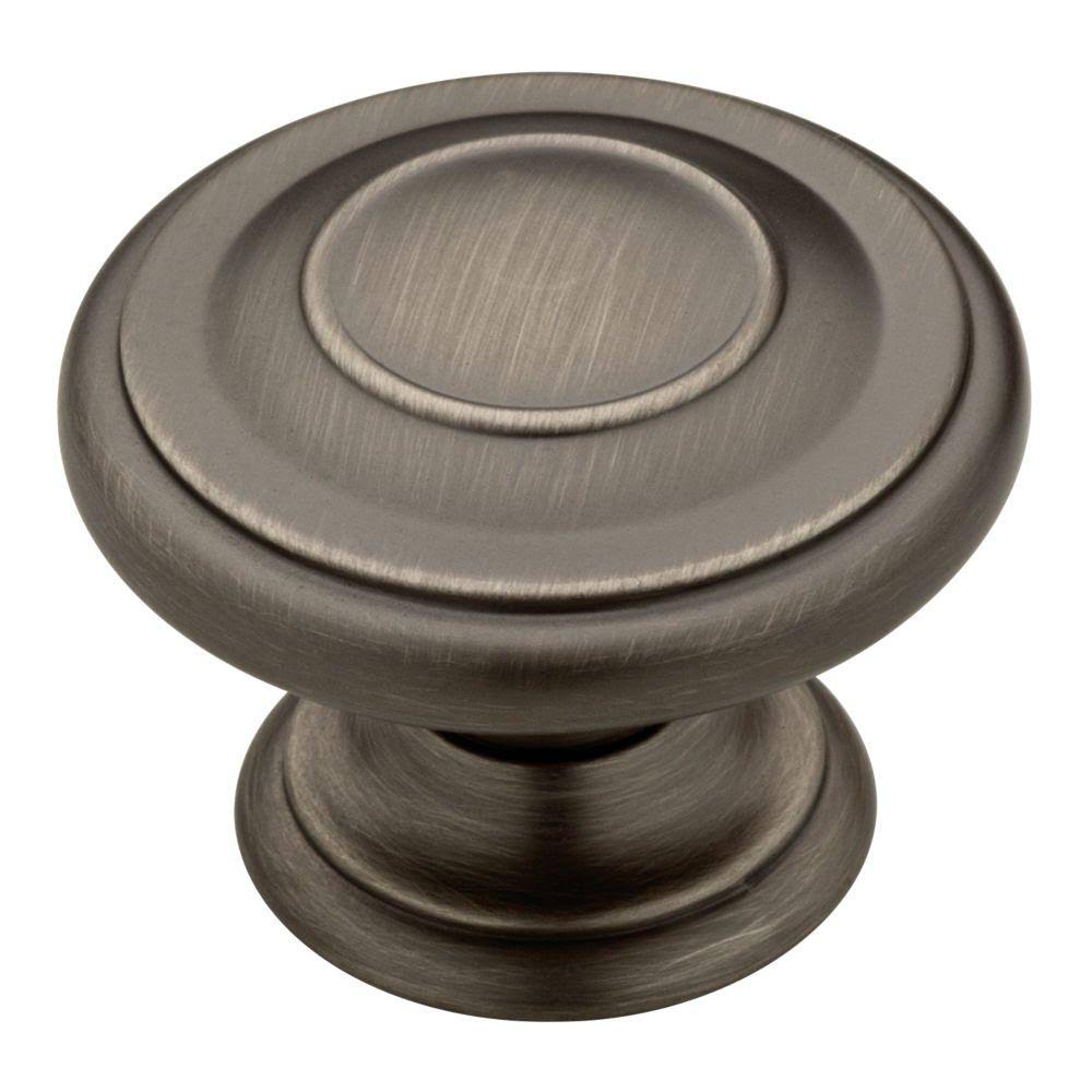 Heirloom Silver Round Cabinet Knob (24-Pack) I991090