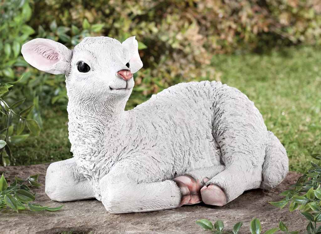 Waterproof Resin Lamb Statue W975