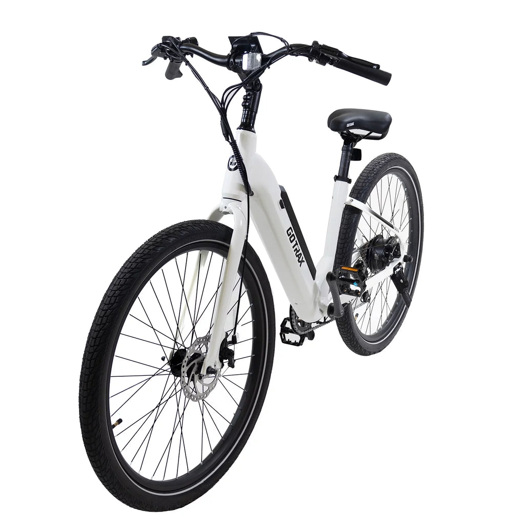 White 350W Step Thru Electric Bike K607677