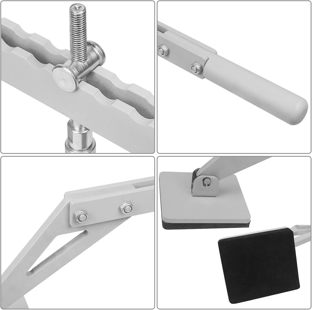 Dent Pull Lever Bar with 6 Claw Hook, Aluminum Alloy, Pack of 2 H803