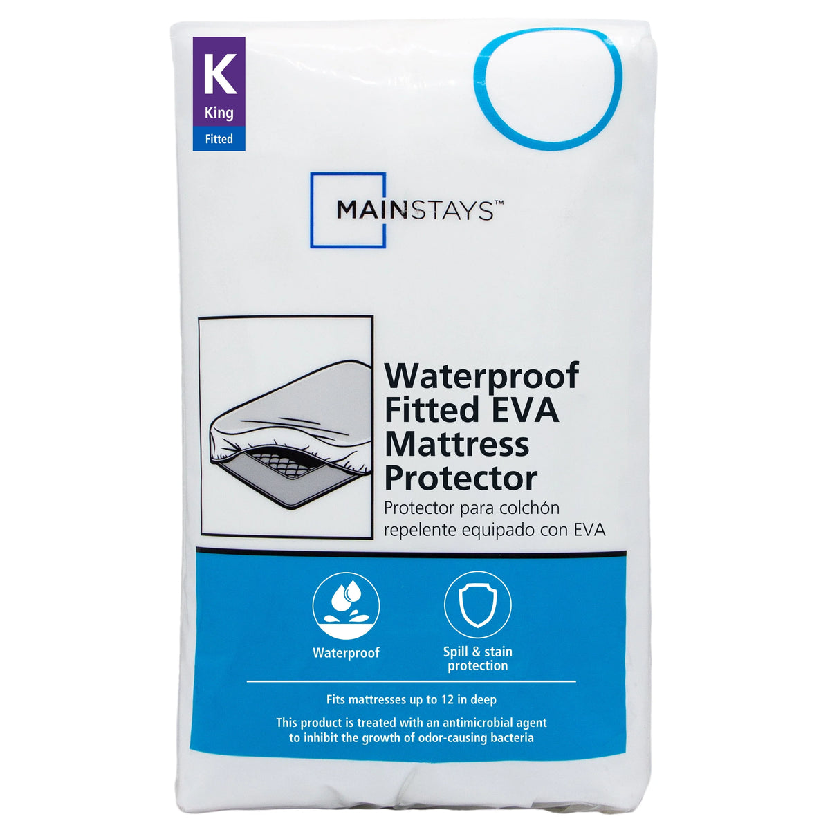 Waterproof EVA Fitted Mattress Protector King L65339