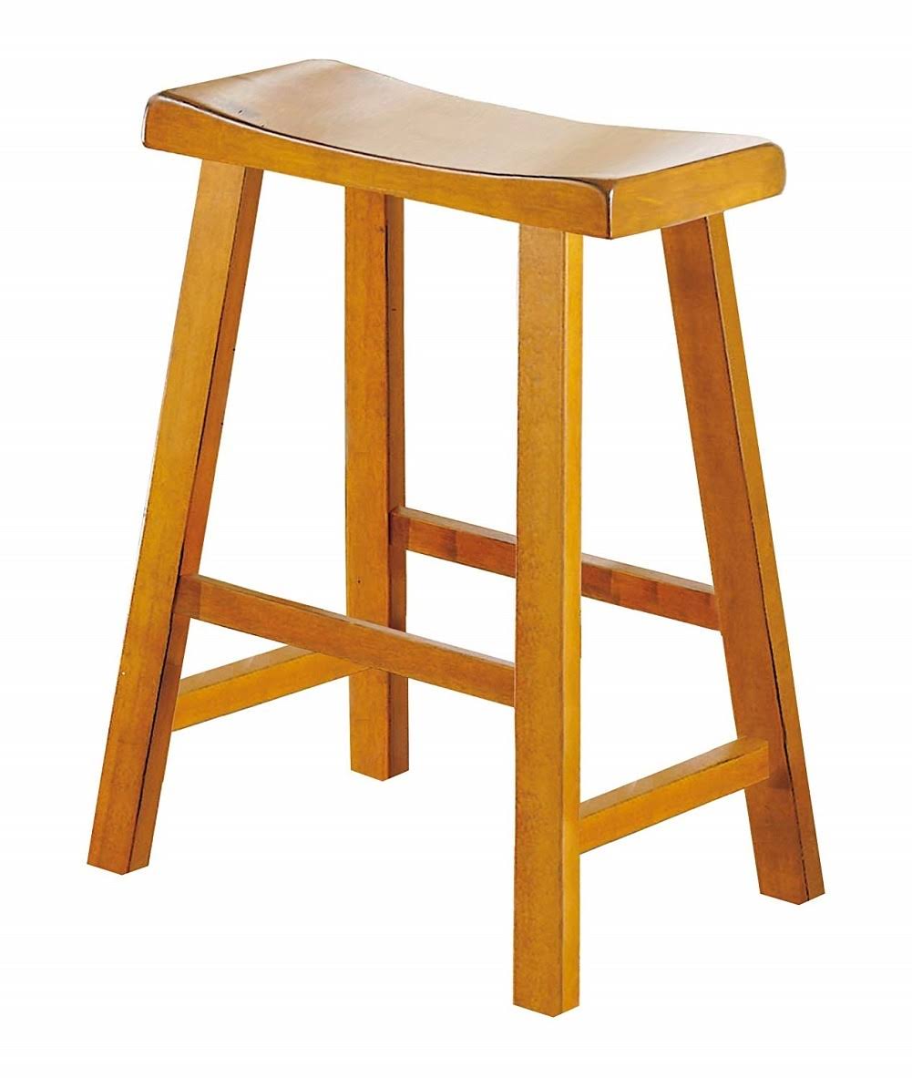 Oak Stool Set of 2 N6305