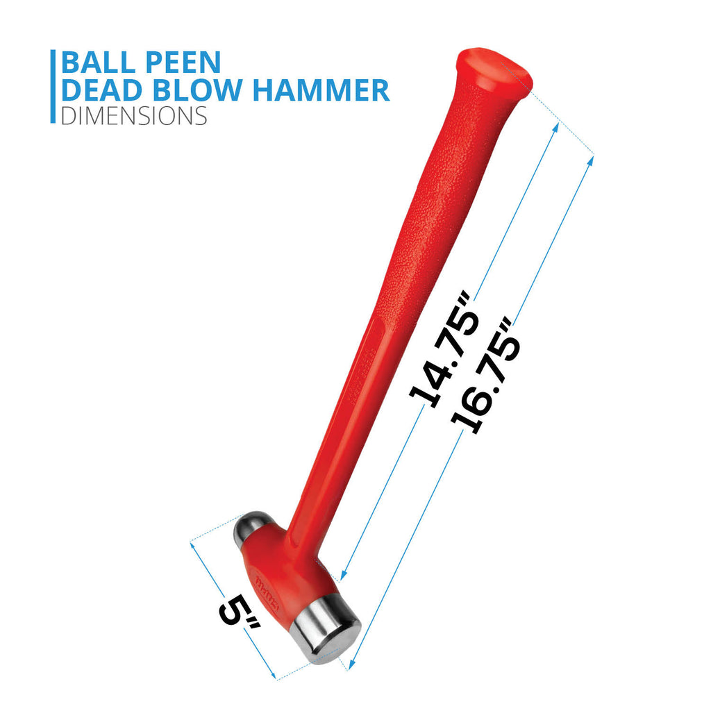 56 oz. Dead Blow Ball Peen Hammer H22398