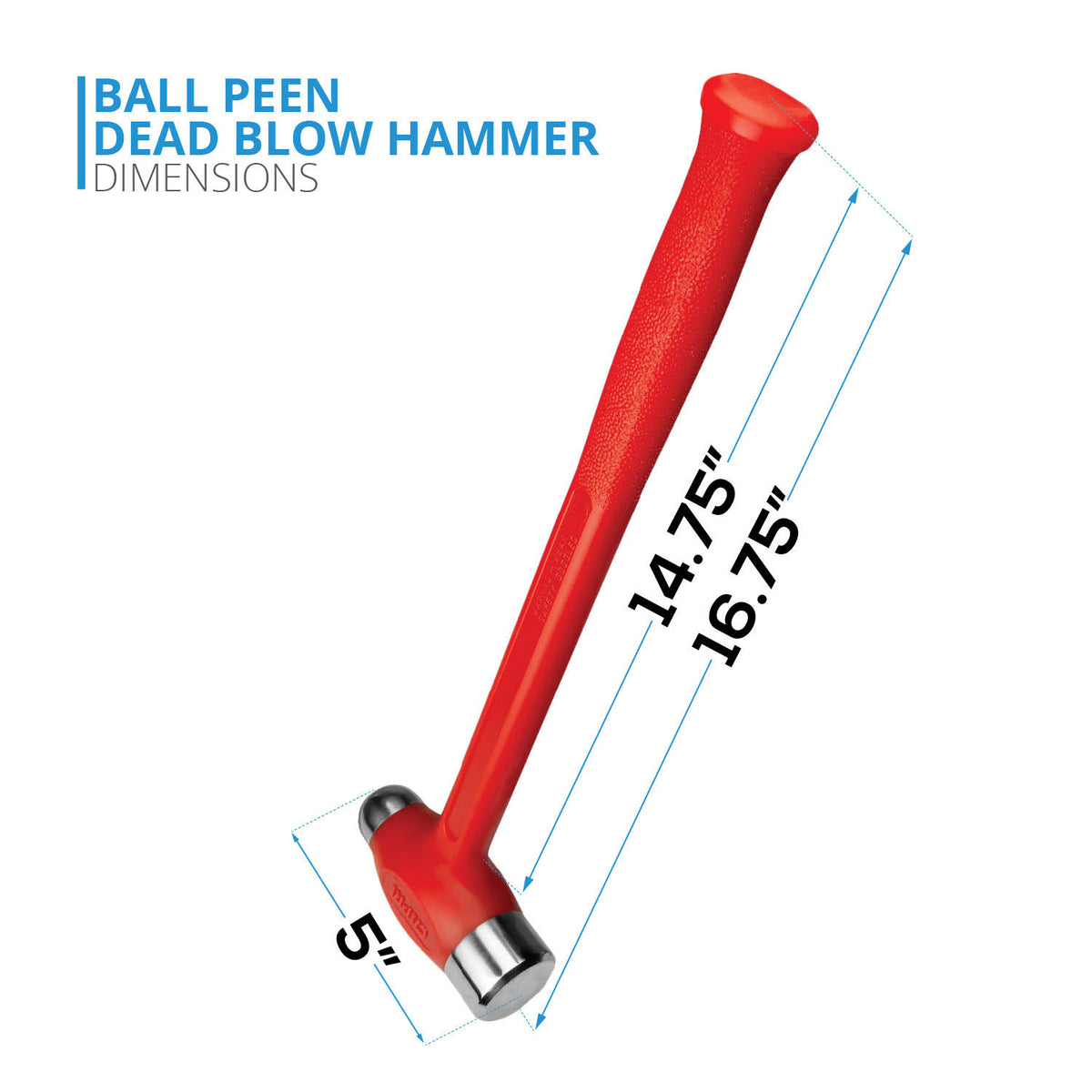 56 oz. Dead Blow Ball Peen Hammer H22398