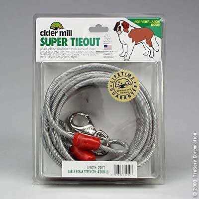 Extra Large Dog Tie-Out Cable T407