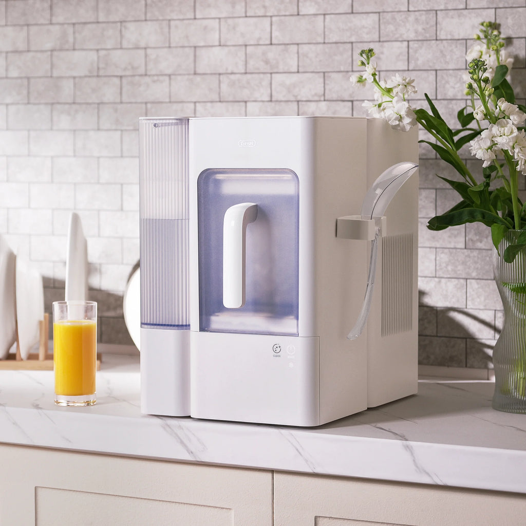 White Countertop Ice Maker with Soft Chewable Ice A532