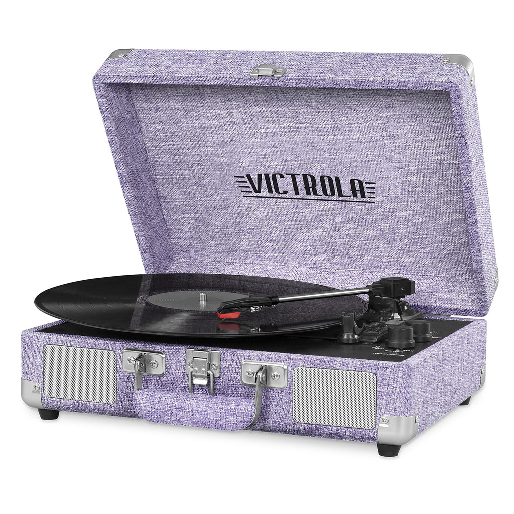 Bluetooth Suitcase Record Player with 3-speed Turntable K6820