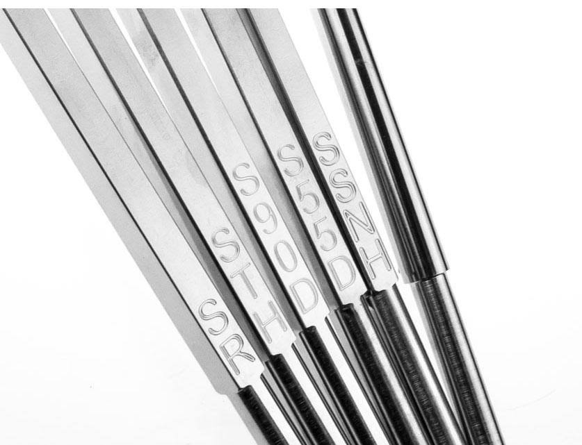 Set of 6 Full Size Carbide Wood Lathe Tools with 4 Handles V25778