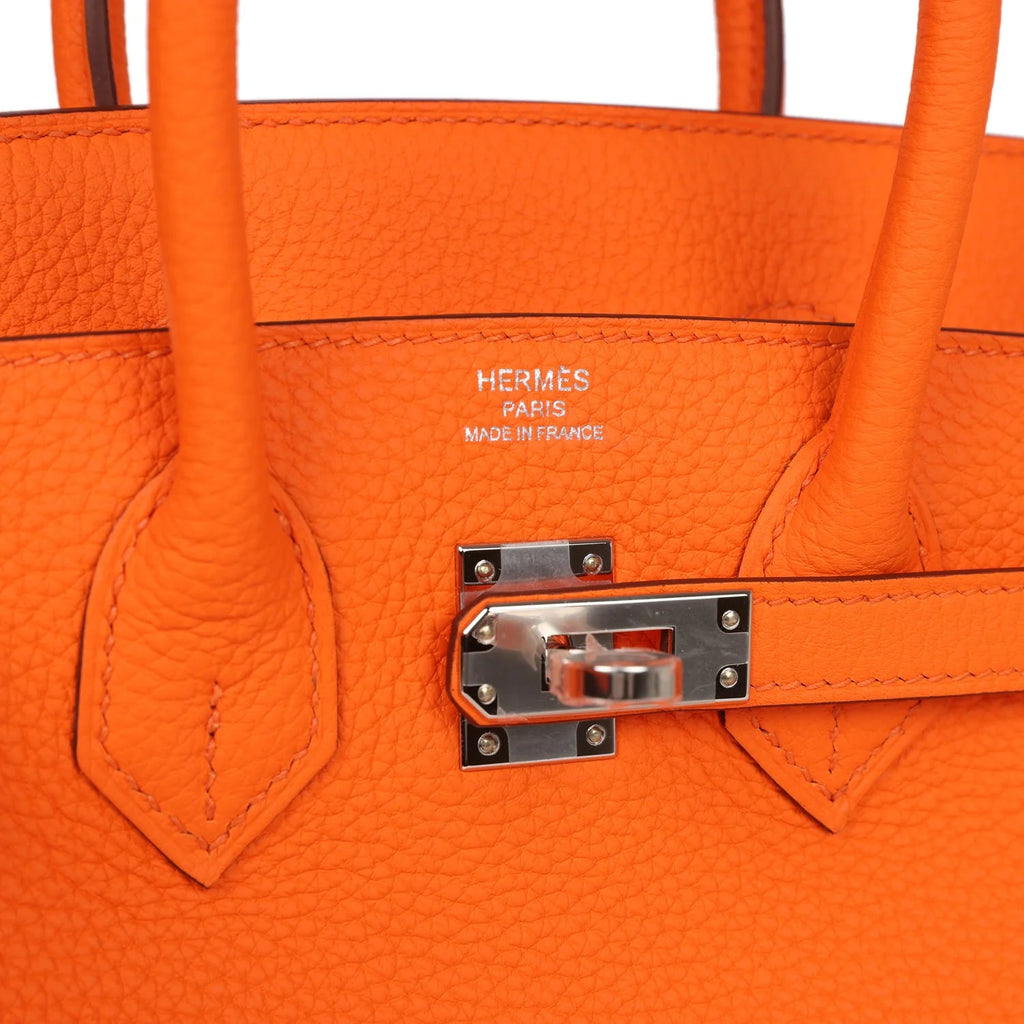 Orange Togo Leather Handbag Y917007