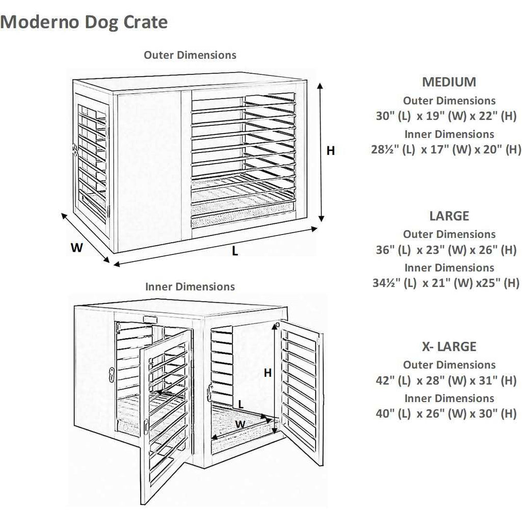 Moderno Dog Crate R625