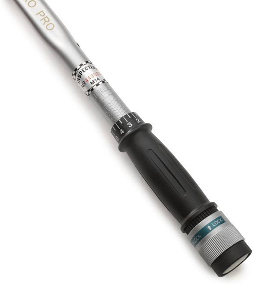 3/8" Drive Adjustable Click Torque Wrench, 15-80 Foot-Pound, Chrome Vanadium Steel, 14" Length, Pack of 2 P303