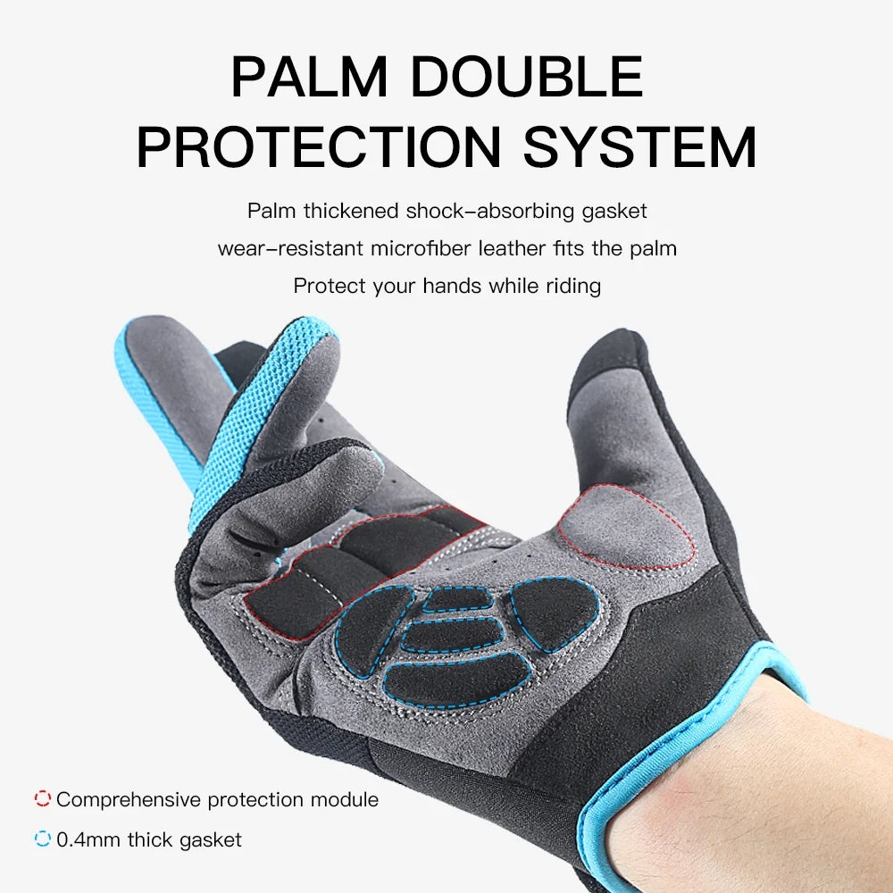 Full Finger Breathable Gel Pad Cycling Gloves Z26440