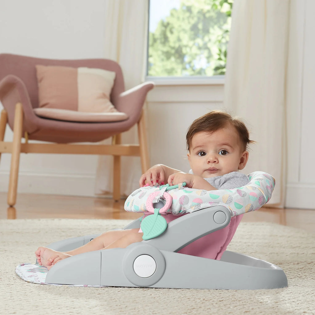 Fabric Kids Floor Seat Sweet-and-Sour Pink L413006