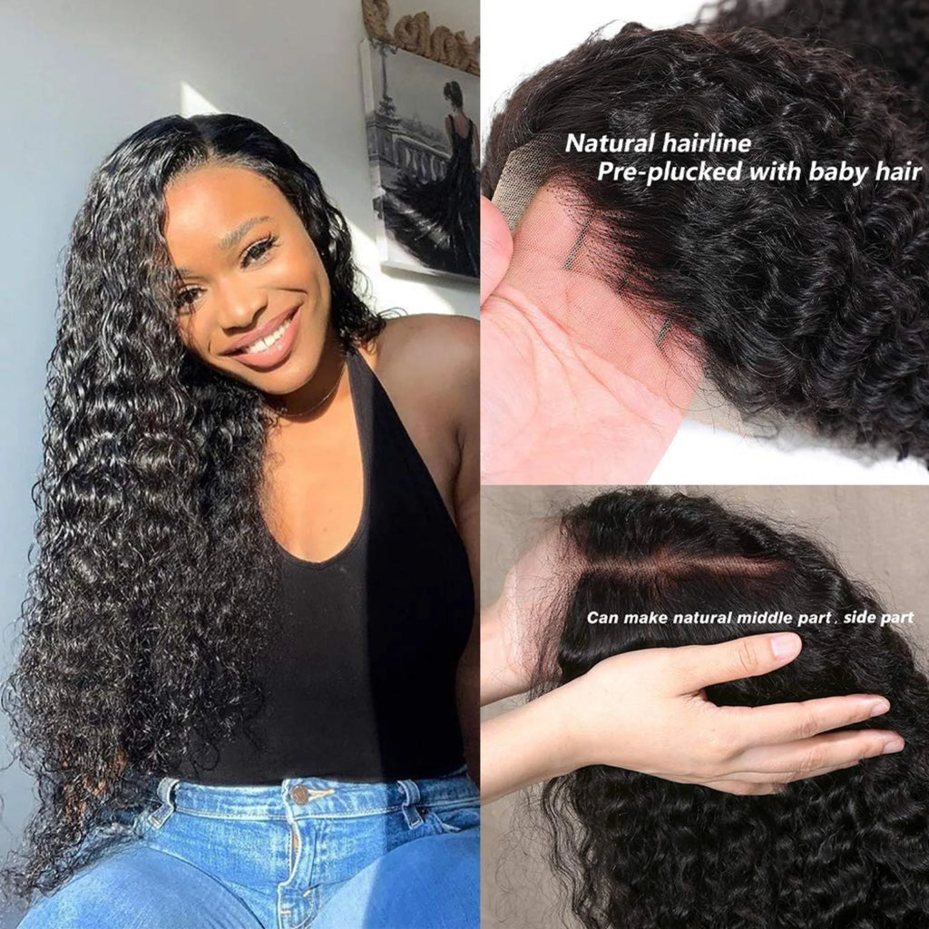 13×4 HD Front Lace Human Hair Wig, 180% Density, Natural Color, 26 inch L984859