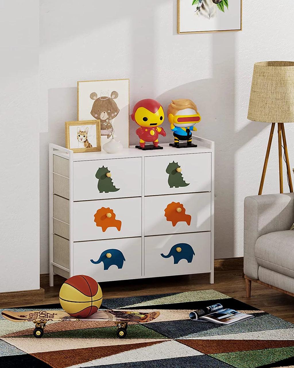 Kid Dresser with 6 Drawers P443033