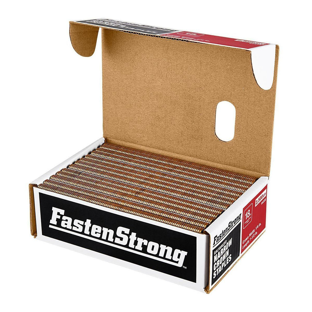 18 GA 1-1/2 in. Galvanized Staples, 2500 Piece H56903